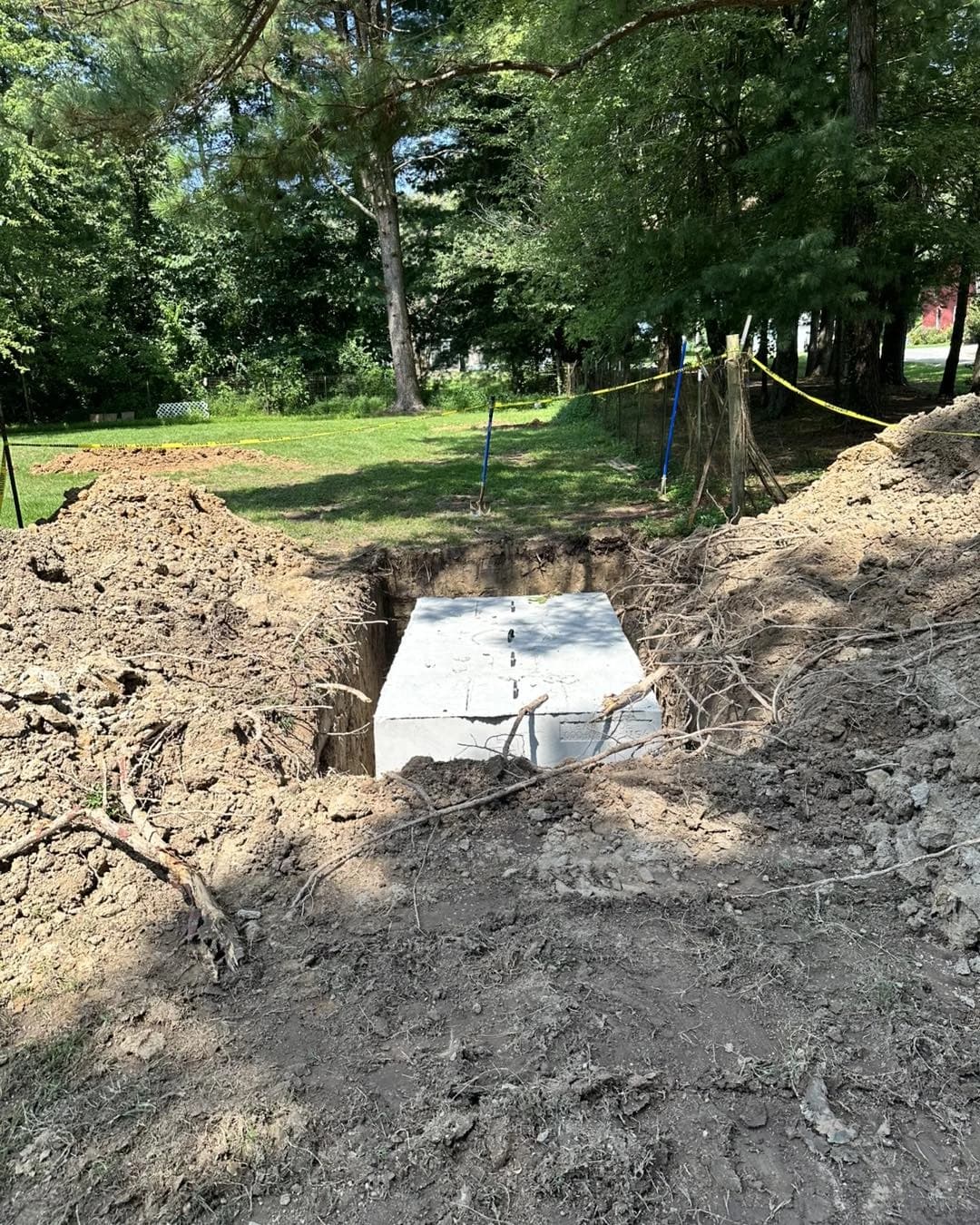 Wurth Brothers septic system installation - professional installation of new septic systems with proper sizing, permits, and compliance with Kentucky regulations