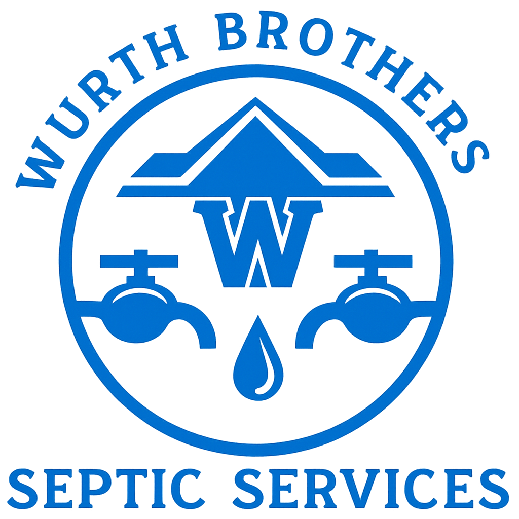 Wurth Brothers - Professional septic tank pumping and septic system maintenance company logo, specializing in emergency septic services and complete system maintenance across Kentucky